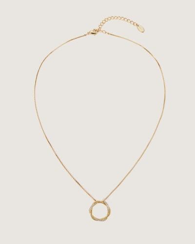 A women's necklace for an elegant presence in gold color.