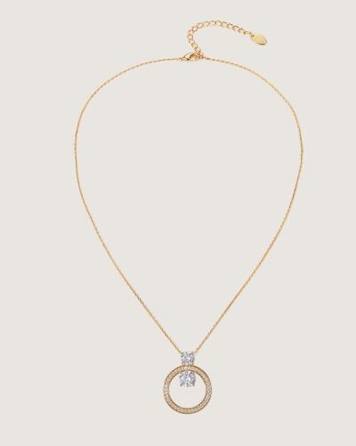 Women's matching gold necklace