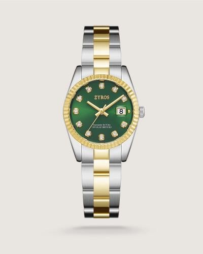 Etizaz women's watch, steel, gold and silver color