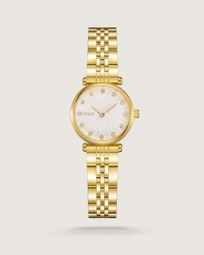 Women's Leadership Watch, Steel, Gold Color