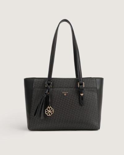 Large black women's handbag