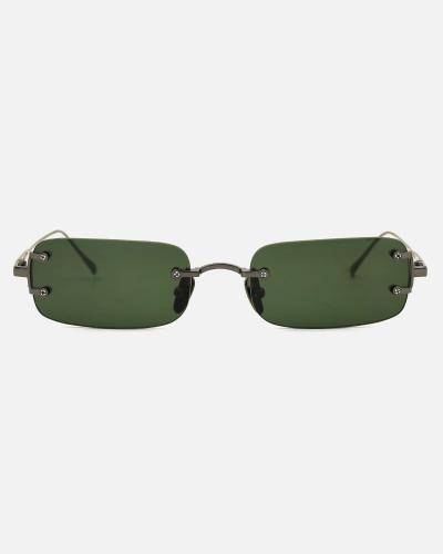 Rectangular Lens Sunglasses – Green
