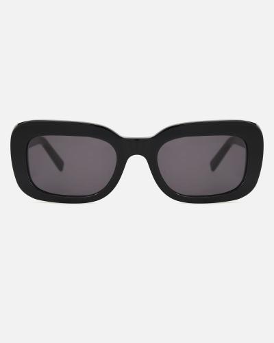 Women's Geometric Design Sunglasses  Black