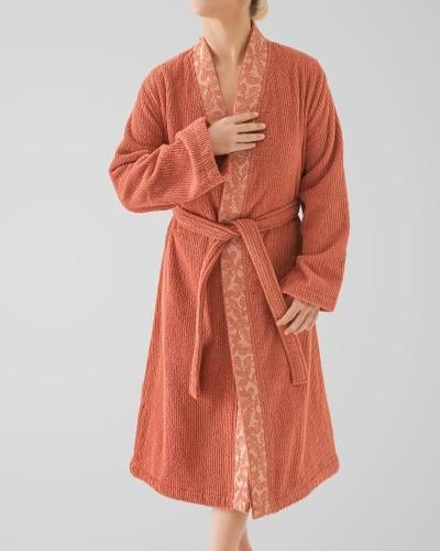 Luxurious orange bathrobe اختر المقاس:(M)