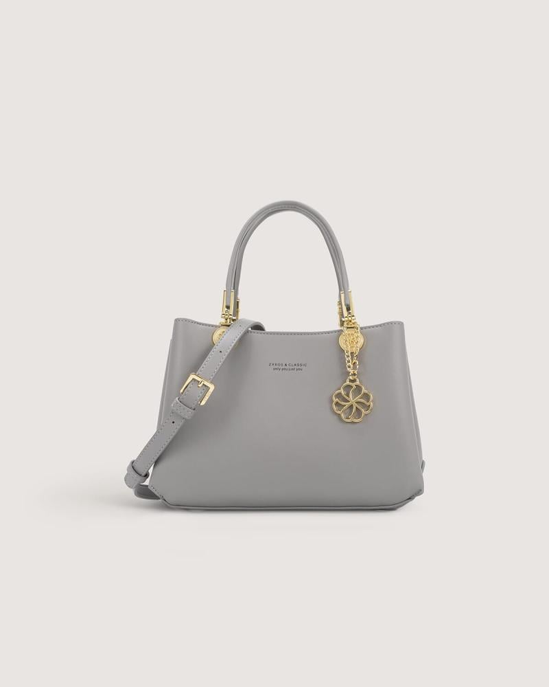 Medium-sized women's bag in gray