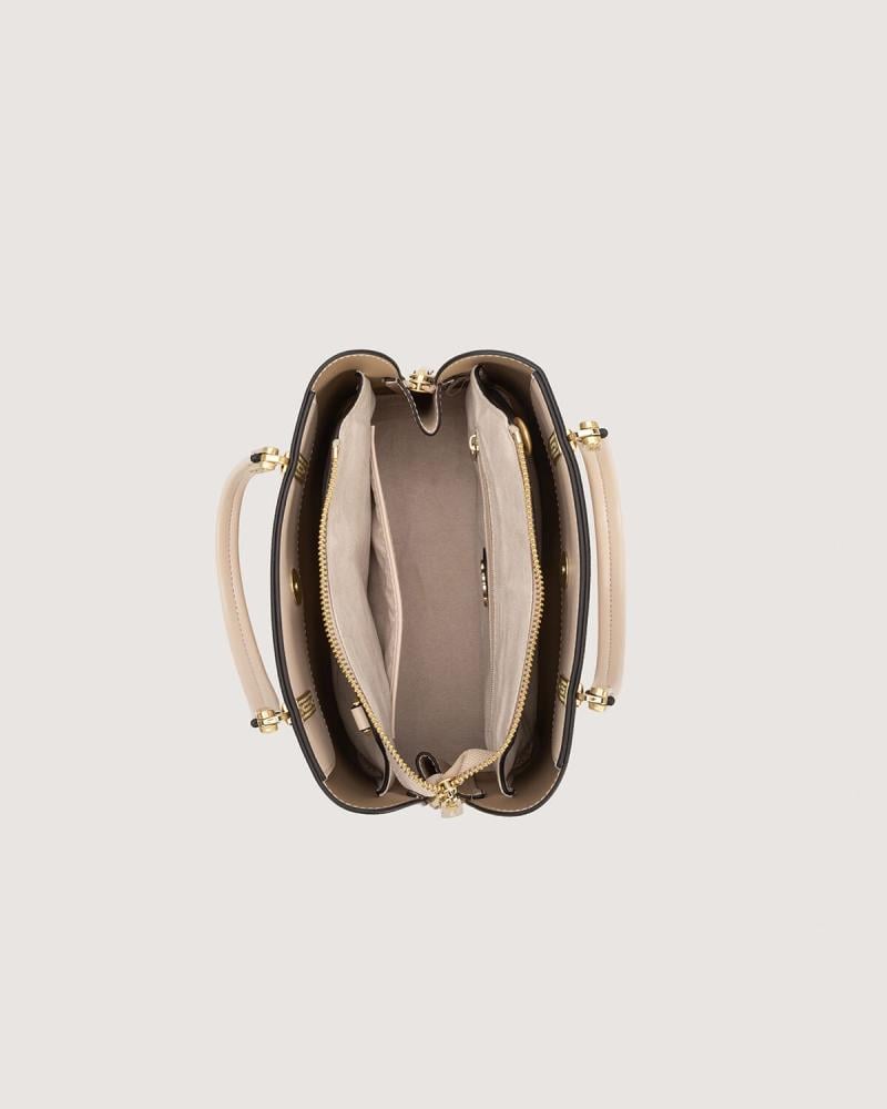 Women's medium-sized bag in beige