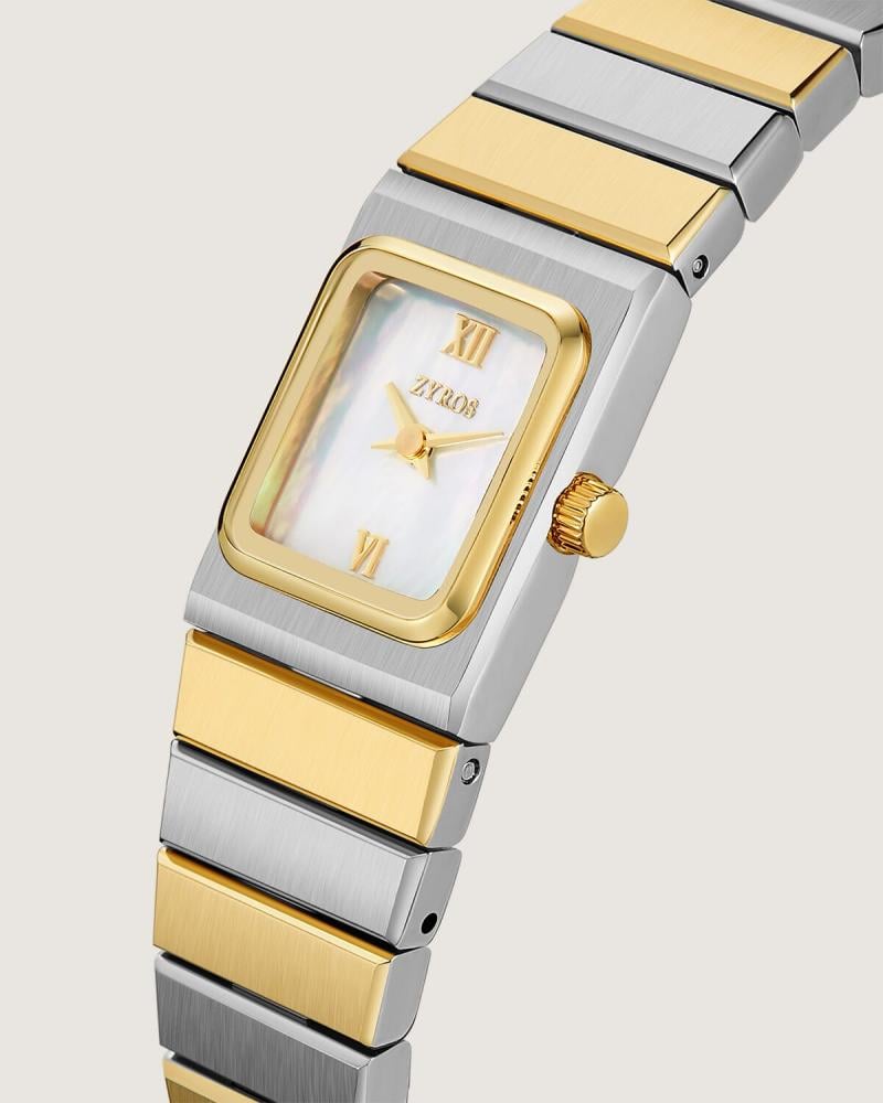 Ahed women's steel watch in gold and silver