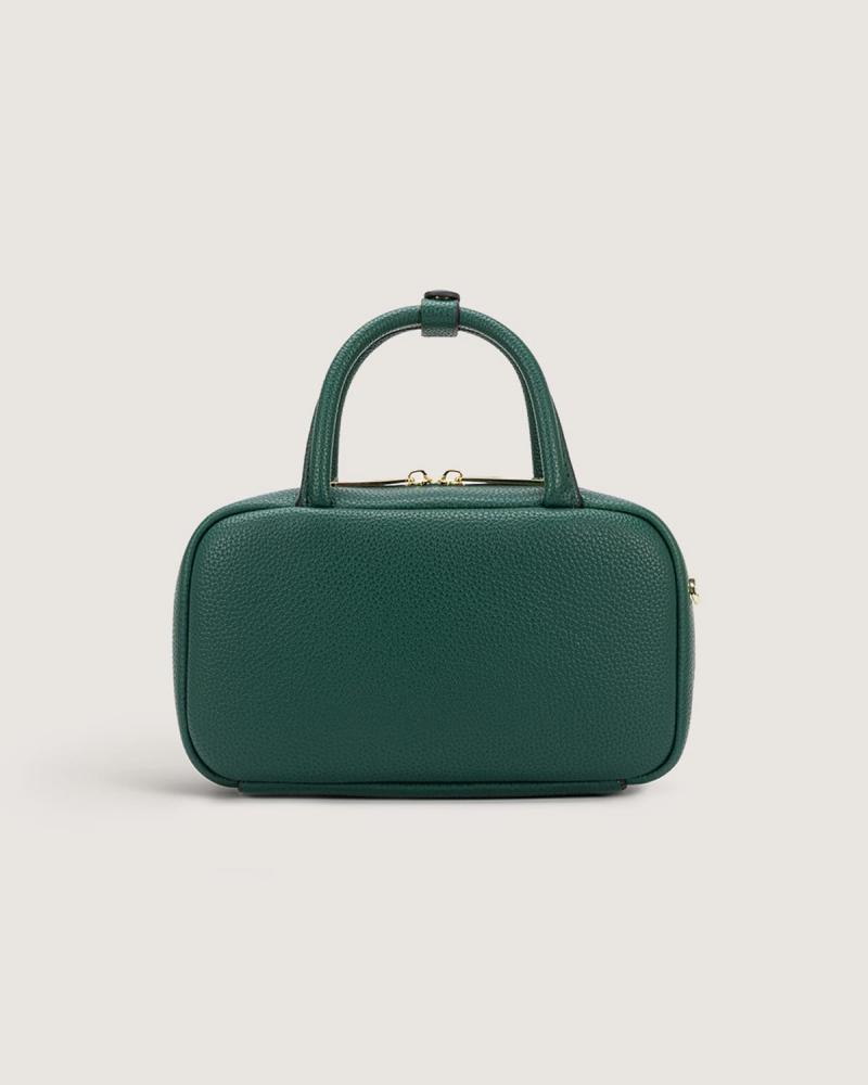 Small women's handbag in green