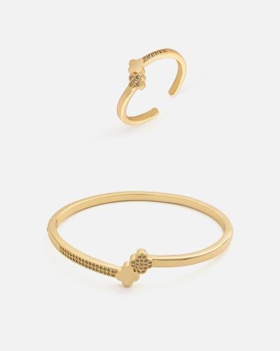 Attractive women's set in gold
