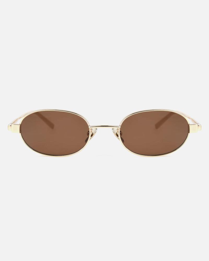 Signature Sunglasses – Brown & Gold