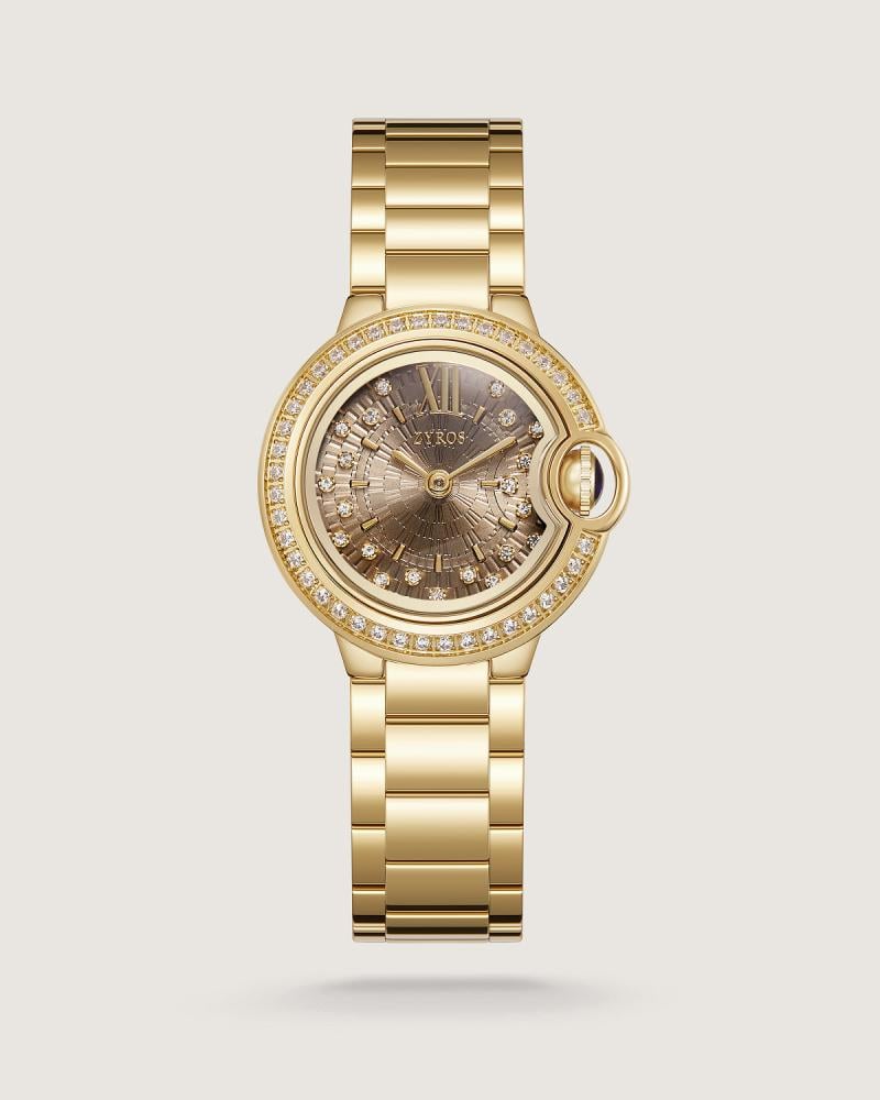 Elite women's watch, steel, gold