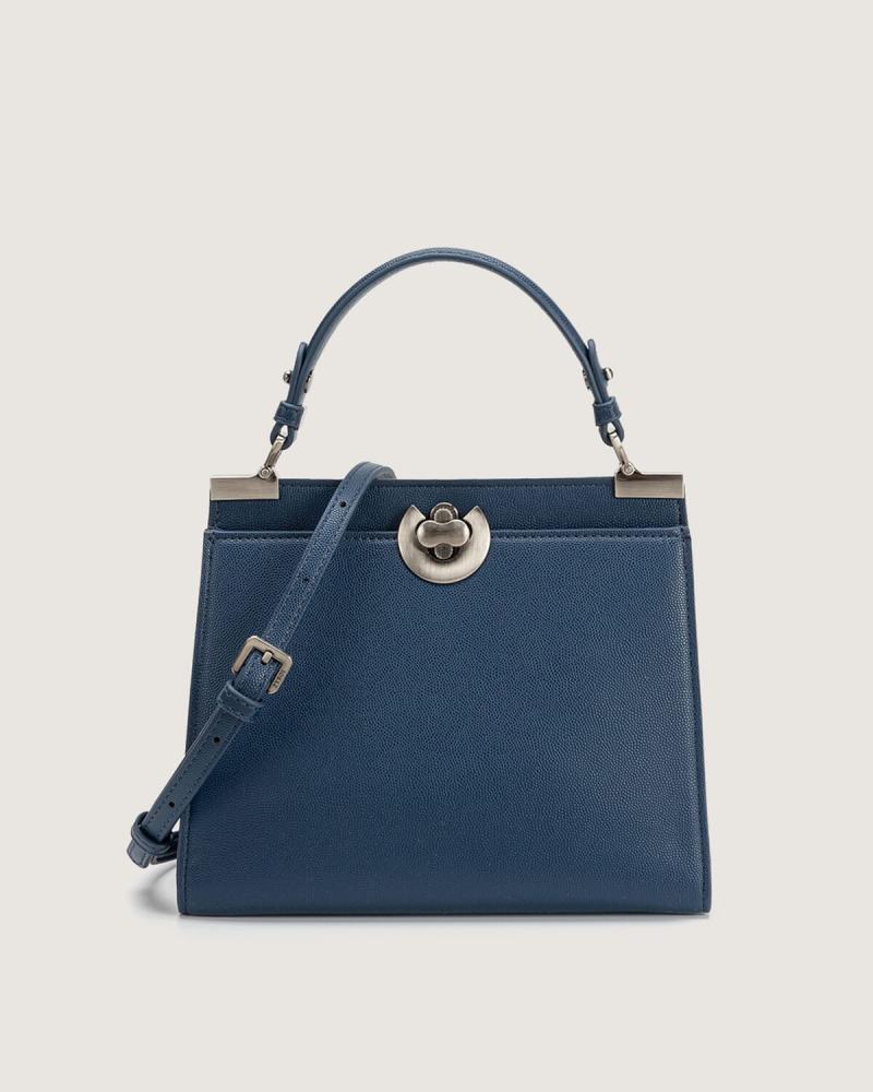 A stylish women's bag in blue