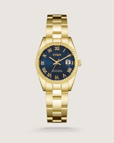 Ezzat women's watch, steel, gold color