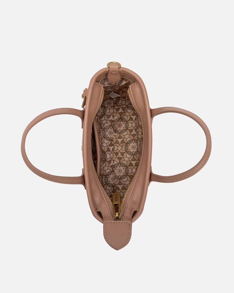 Shafaq women's bag, pink leather