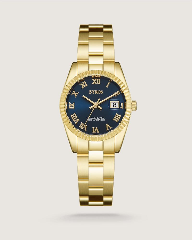Ezzat women's watch, steel, gold color