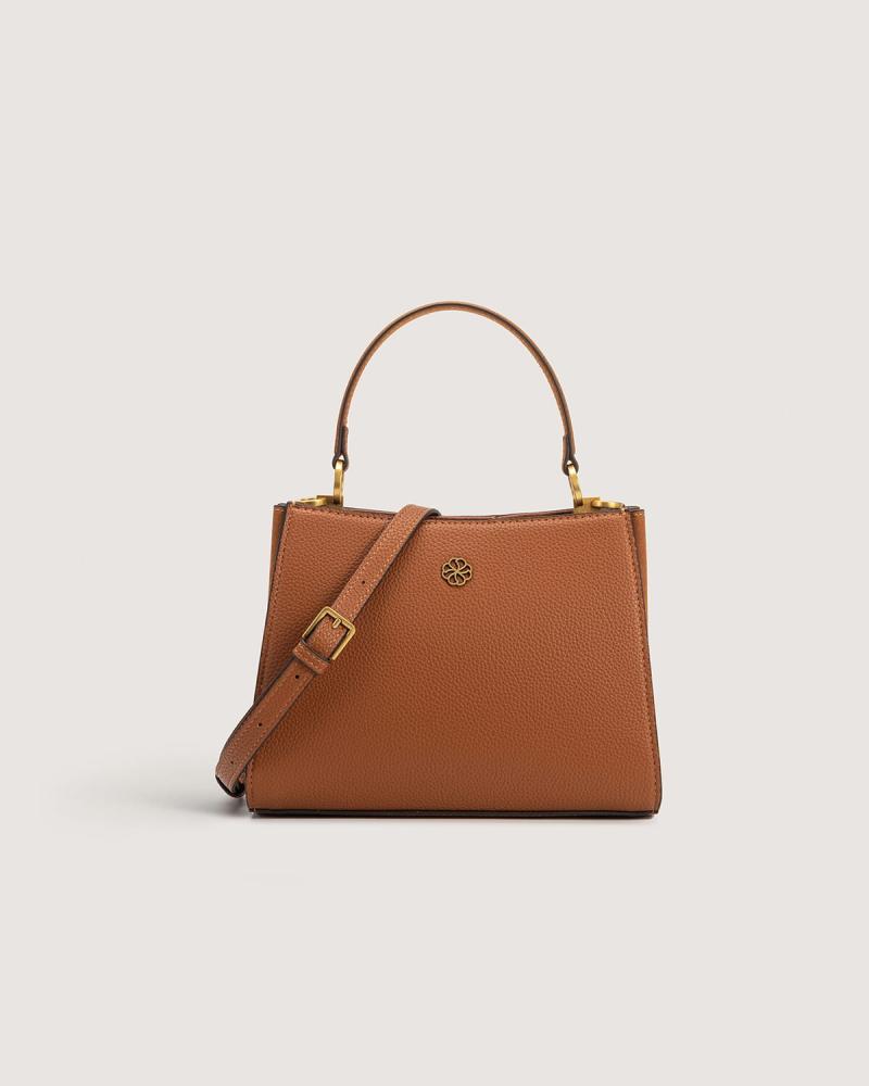 All-day bag in brown leather