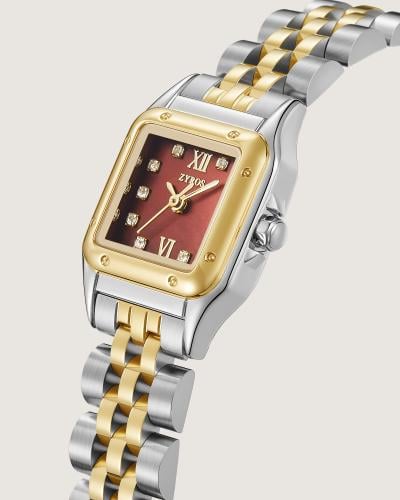 Asala women's watch, steel, gold and silver