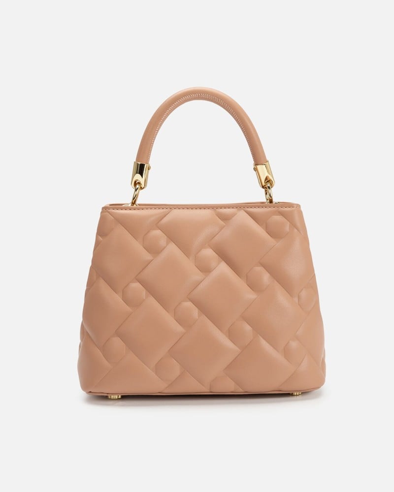 A modern women's bag in pink