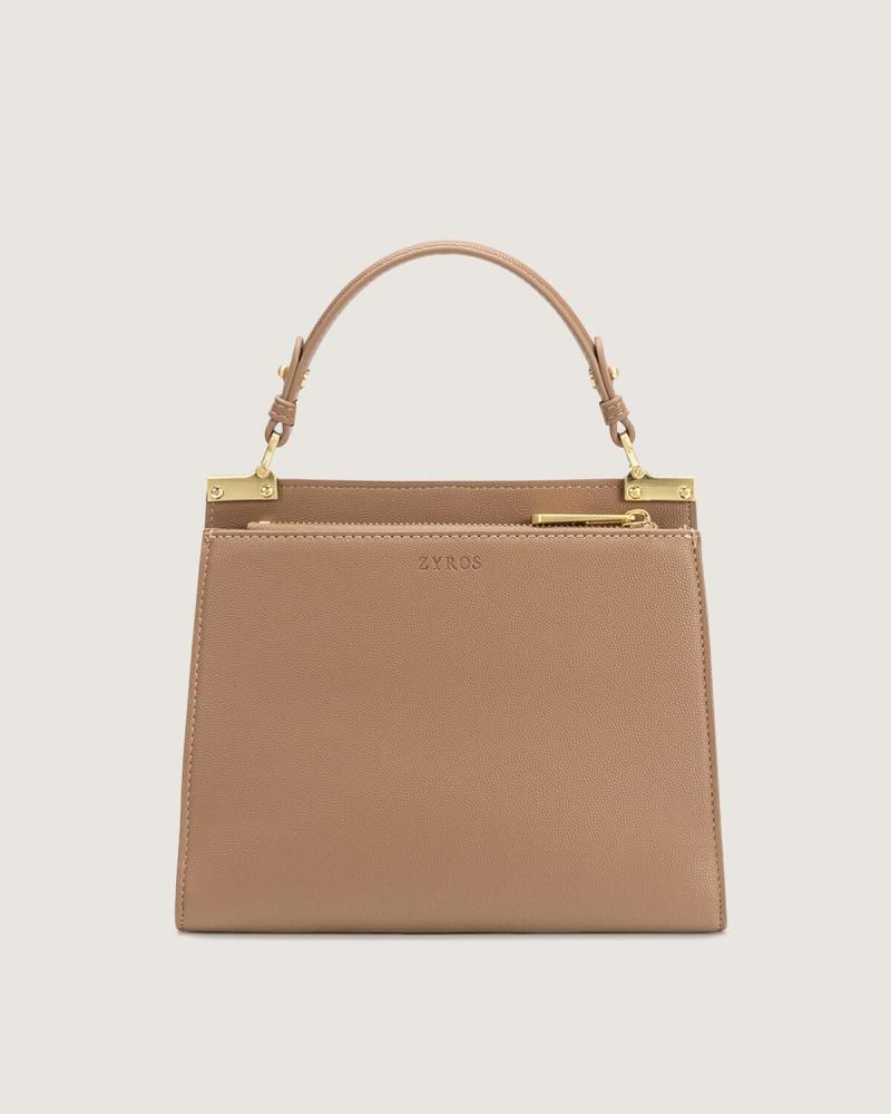 A stylish women's bag in brown