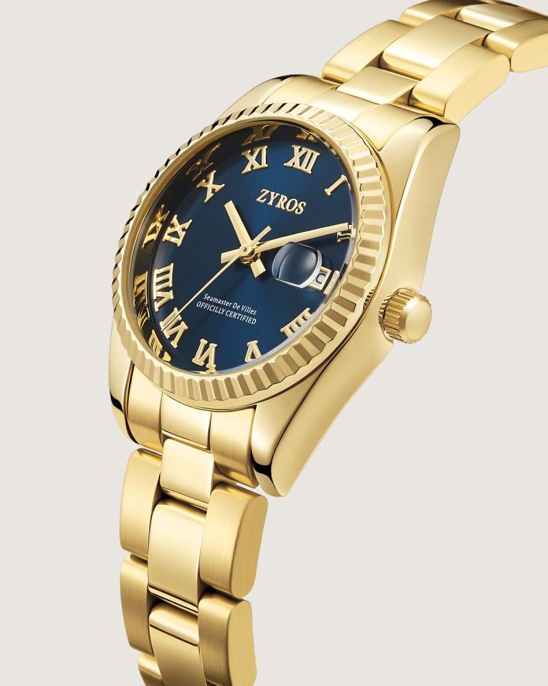Ezzat women's watch, steel, gold color