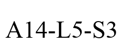 A14-L5-S3