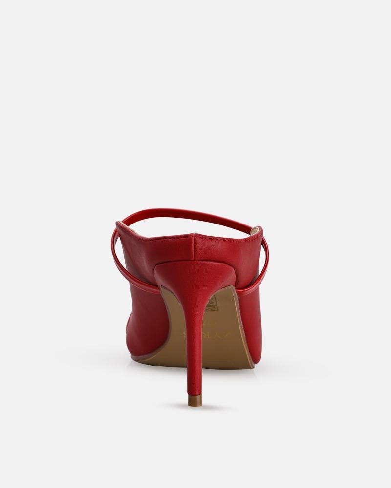 حذاء نسائي أنيق باللون الأحمر