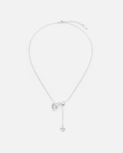 Elegant women's necklace in silver