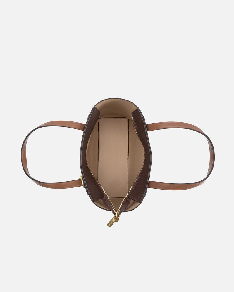 A stylish brown bag