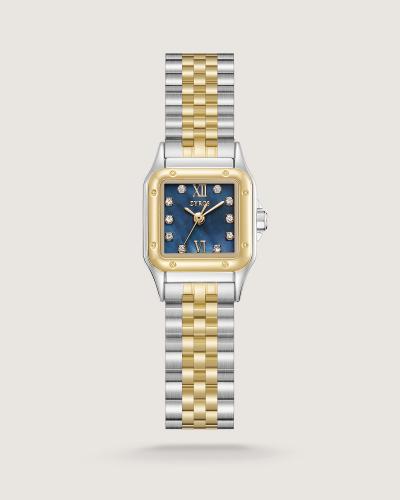Asala women's watch, steel, gold and silver