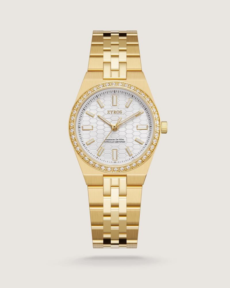 ساعة بريق النسائية ستيل بلون ذهبي