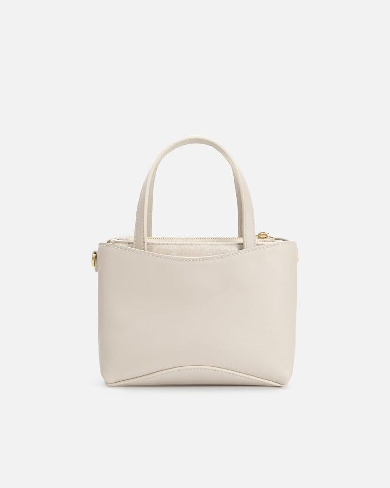 A women's bag that exudes beauty in beige color