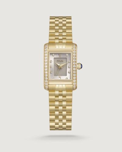 Majd women's watch, steel, gold color