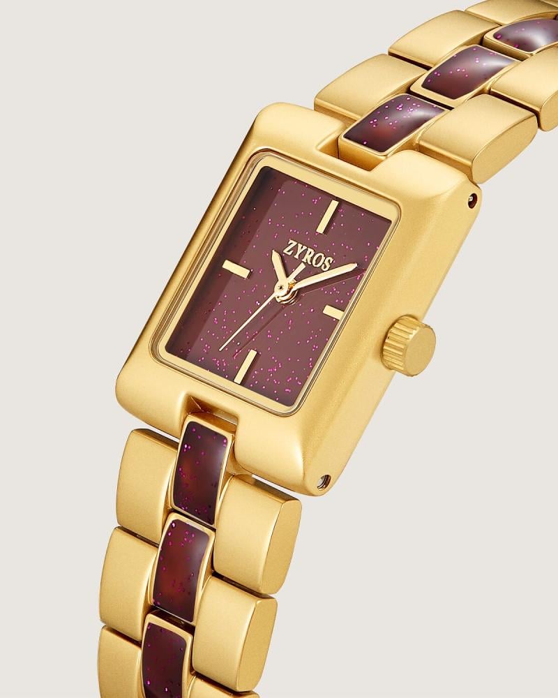 Women's Warmth Watch, Steel, Gold Color