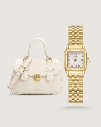 Women's gift: classic bag and watch