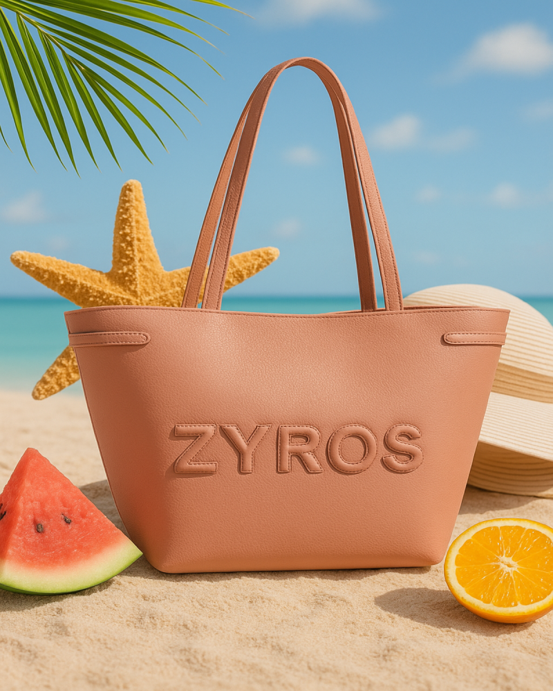 A spacious bag with a practical design in pink