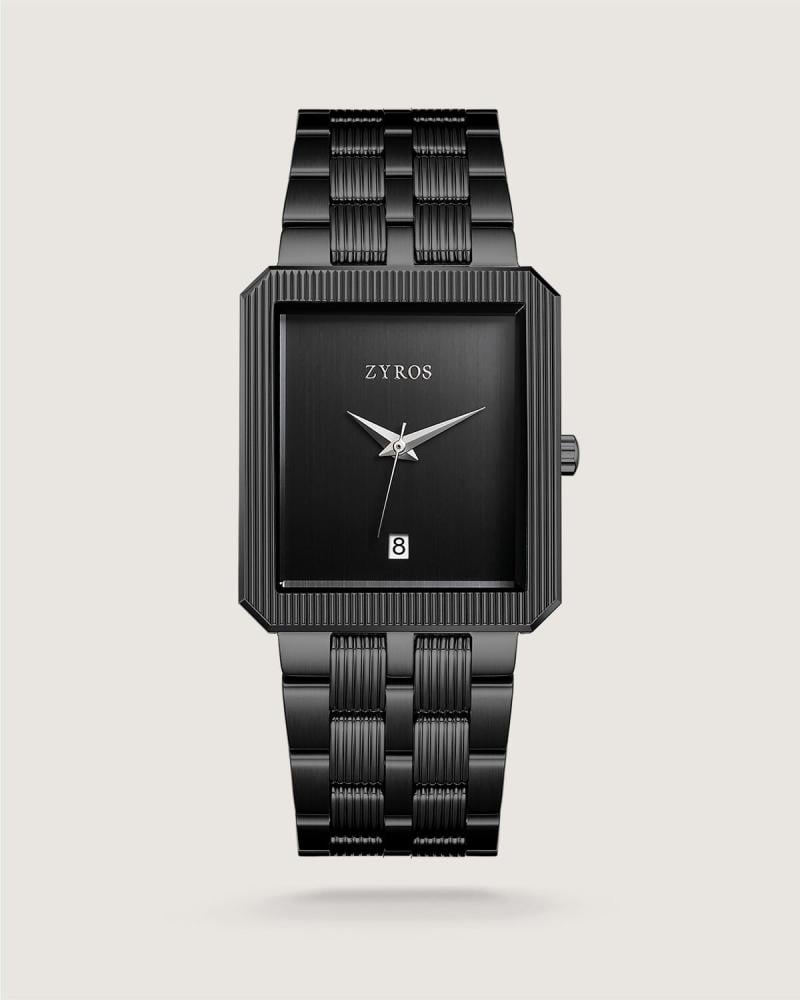 ساعة مرسى الرجالية بلون أسود