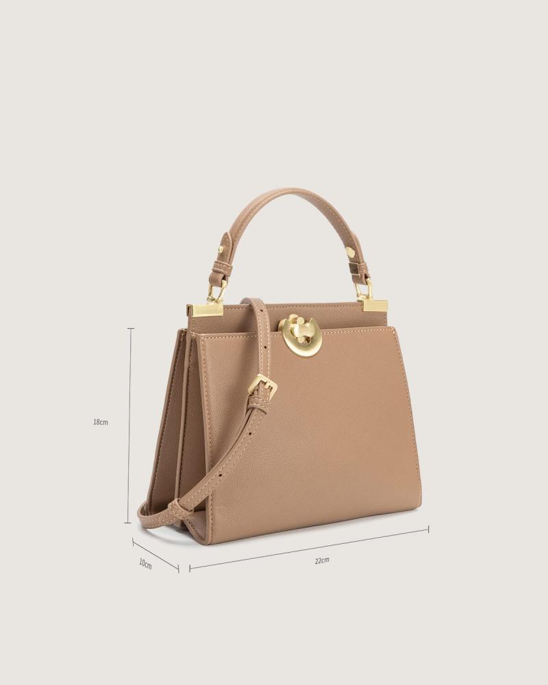 A stylish women's bag in brown