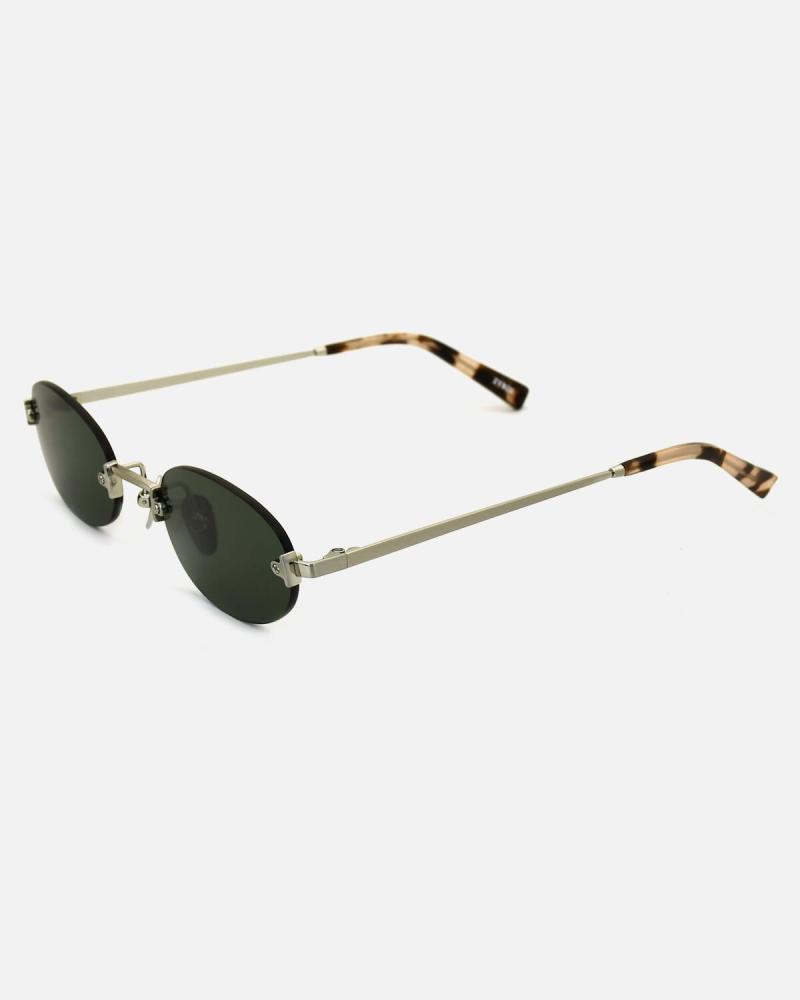 Women's Rimless Sunglasses Silver