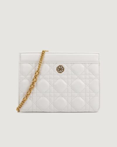 Women's bag with perfect design in white color