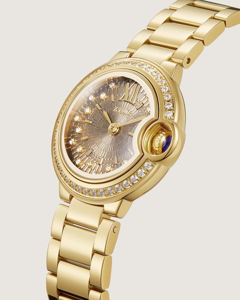 Elite women's watch, steel, gold