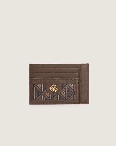 Stylish brown leather wallet