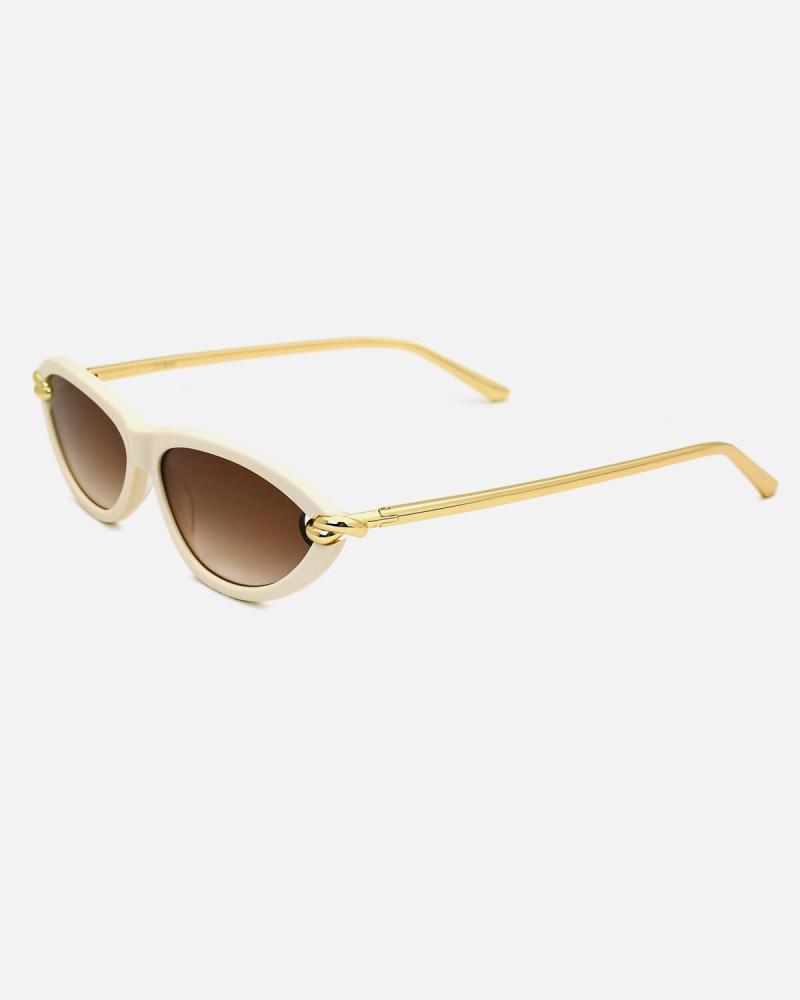 Women's Cat Eye Sunglasses Beige