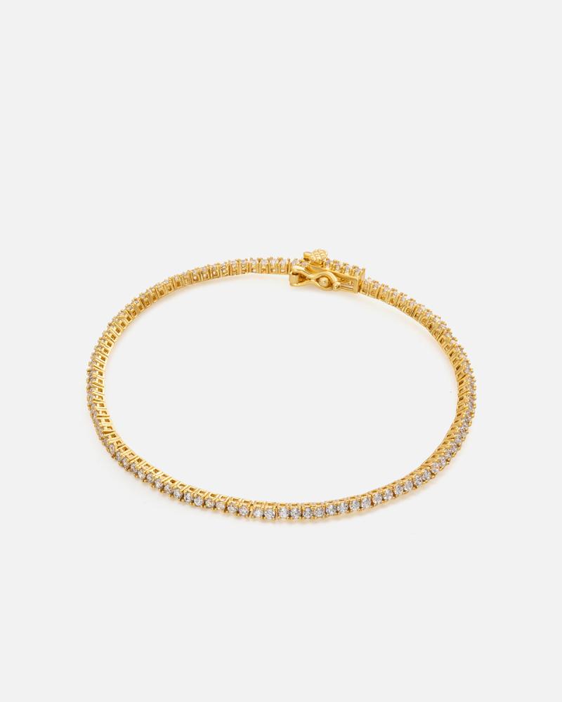 Women's bracelet with an eye-catching design in gold color