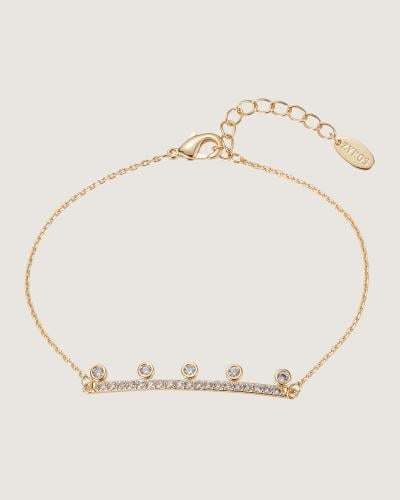 A distinctive women's bracelet in gold