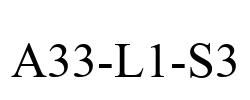 A33-L1-S3 A33-L1-S3