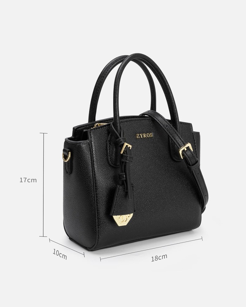 Modern women's bag in black