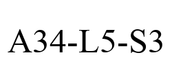 A34-L5-S3