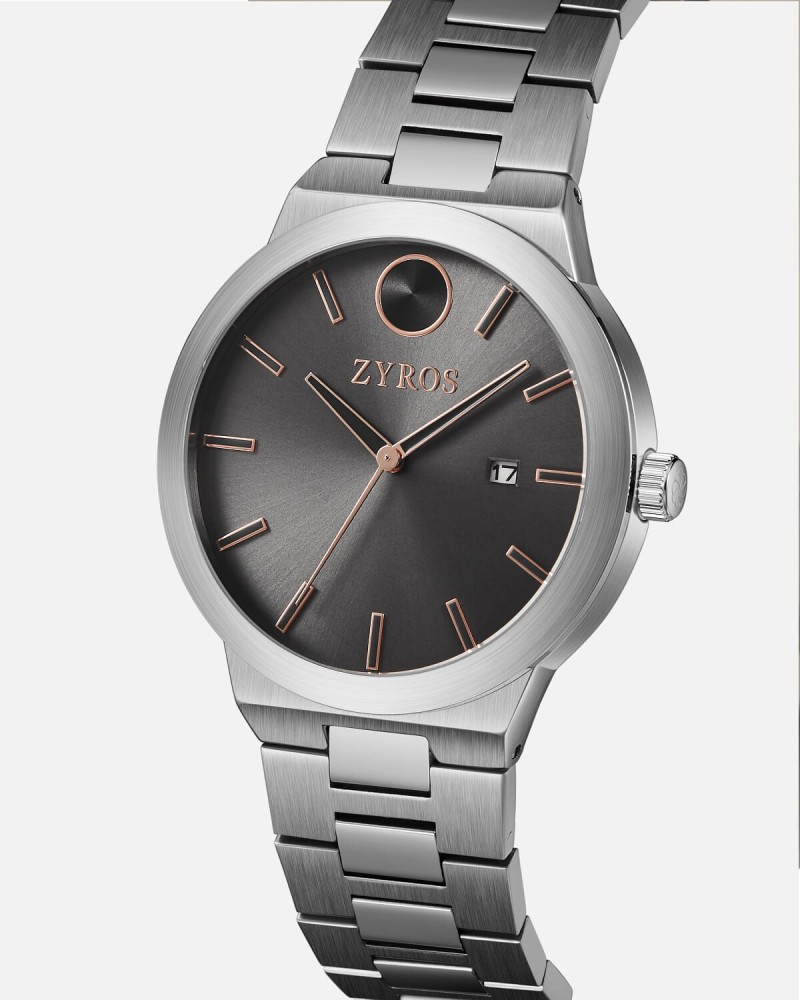 Elegant gray men's watch
