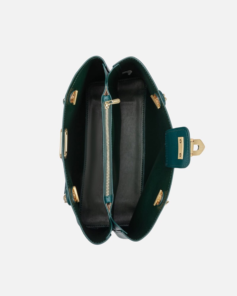 Classic green women's bag