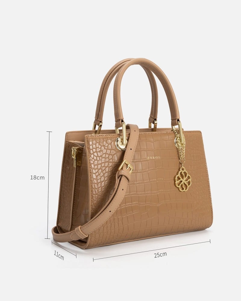 Classic brown women's bag